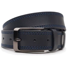 Мужской ремень Borsa Leather синий (V1125FX48-navy): Пол Мужской