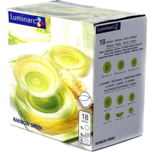 Столовый сервиз Сервиз Luminarc Rainbow Green G4432 (18 пр.): Количество персон 6