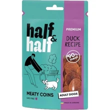 Лакомство Half & Half для собак в форме мясных монеток с уткой 100 г (4823082431823): Производитель Half&Half