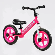 Беговел Corso Sprint 12" розовый (JR-01309): Производитель Corso