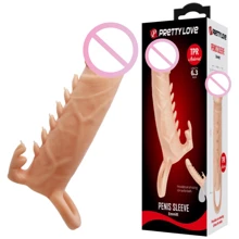 Насадка на член LYBAILE Pretty Love Emmitt Penis Extended Sleeve Flesh: Для кого Для мужчин