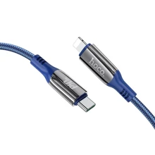 Кабель Hoco Cable USB-C to Lightning S51 20W 1.2m Blue: Тип USB-C - Lightning