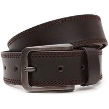 Чоловічий ремінь Borsa Leather коричневий (V1125FX18-brown): Стать Мужской