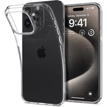 Чехол для iPhone Spigen Liquid Crystal Crystal Clear (ACS06647) for iPhone 15 Plus: Цвет прозрачный