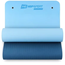 Коврик для фитнеса Hop-Sport TPE HS-T008GM с отверстиями 183х61х0.8 см сине-голубой: Производитель Hop-Sport