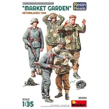 Военная операция MINIART Market Garden. Нидерланды 1944 год, с дополнительными деталями (4 головы фигур из: Производитель MiniArt