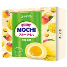 Десерт рисовый фруктовый Bamboo House Mochi со вкусом манго 140 г (4714221130922): Вес нетто 140 г