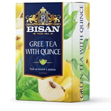 Чай Bisan зеленый Green Tea With Quince 80 г (4820186122565): undefined undefined