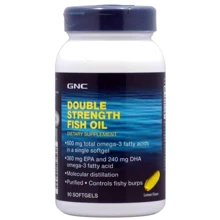 GNC Double Strength Fish Oil 90 caps: Пол Унисекс