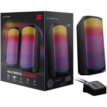 Акустична система 2E PCS231 RGB Matrix 2.0 USB Black: Формат акустики 2.0