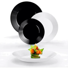 Столовый сервиз Luminarc Harena Black/White (N2231)			: Количество персон 6