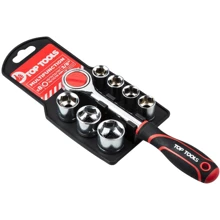 Набор торцевых головок с трещоткой Top Tools 38D142: Назначение набора автомобильный