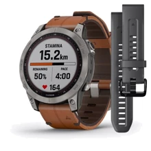 Смарт-часы Garmin Fenix 7 Sapphire Solar Titanium with Chestnut Leather Band (010-02540-31): Производитель Garmin