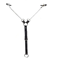 Затискачі для сосків із фіксацією на мошонці Nipple Clamps for Men: Виробник Art of Sex