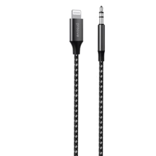 Кабель Proove Adapter Lightning to 3.5mm SoundMesh 1m Gray: Тип Lightning - Mini-jack 3.5mm M