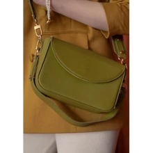 Жіноча сумка крос боді The Wings Molly оливкова (TW-Molly-olive): Стать жіночий