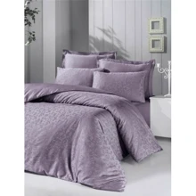 Комплект постельного белья Victoria Deluxe Jacquard Sateen Rimma жаккард сатин евро (2200000548818): Материал сатин, жаккард