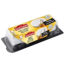 Сыр Soignon козий с медом мини 110 г (3523230041294): Вес нетто 110 г
