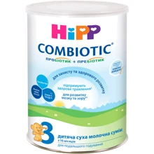 Дитяча Суміш Hipp Combiotic 3, 350 гр (9062300125617): Тип Суміші молочні
