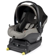 Автокресло Peg-Perego Primo Viaggio i-Size с базой Polo Iso-fix бежево-серый (680911): Группа 0+ (до 13 кг), автокресло-переноска