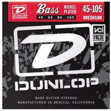 Струна для гитар Струны DUNLOP DBN45105 NICKEL PLATED STEEL MEDIUM 45-105: Тип Комплект струн