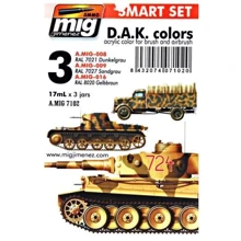 Набор акриловых красок AMMO A-MIG-7102: Африканский корпус Роммеля: Производитель MIG (AMMO)