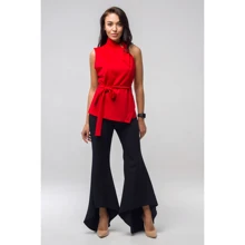 Брюки FLFashion Марс ПБМ 2211 44 черные: Сезон Демисезон