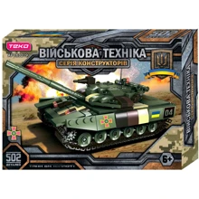 Конструктор Teko Военная техника танк БМ Оплот-М 502 детали (63219): Производитель Teko