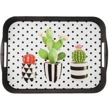 Поднос Violet House 40х28 см (1196 CACTI прям. 40*28 см): Тип Поднос сервировочный