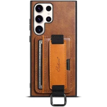 Чохол для телефона Epik Leather Case Wallet and Straps Brown для Samsung S928 Galaxy S24 Ultra: Сумісність Samsung S928 Galaxy S24 Ultra