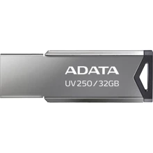 USB-флешка ADATA 32GB UV250 USB 2.0 Metal Black (AUV250-32G-RBK): Стандарт USB USB 2.0