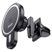 Держатель Hoco Car Holder Air Ven Wireless Charger 15W Black (CA85): Производитель HOCO