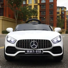 Электромобиль Kidsauto Mercedes-Benz GT Coupe Style белый: Вид автомобиль