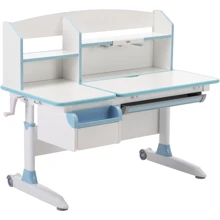 Парта GT Racer DS-1703 Light Blue: Тип Парта
