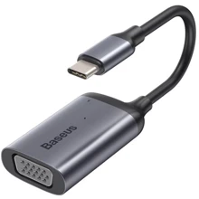 Адаптер Baseus Adapter USB-C to VGA Deep Gray (CAHUB-O0G): Колір сірий