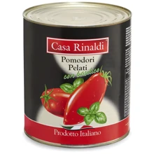 Томаты Casa Rinaldi очищенные в собственном соку с базиликом 3 кг (8006165404167): Вес нетто 3 кг