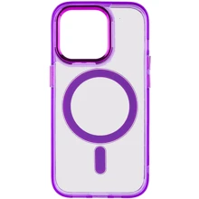 Чехол для iPhone Epik TPU Iris with MagSafe Violet for iPhone 14 Pro Max: Цвет фиолетовый