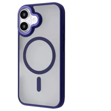 Чехол для iPhone Proove Essence Case with Magnetic Ring Midnight Blue for iPhone 16 Plus: Цвет синий