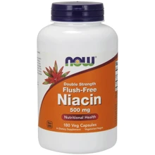 NOW Foods Flush-Free Niacin 500 mg Double Strength 180 caps: Тип Витамин B