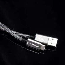 Кабель FuseChicken USB Cable to USB-C Shield 1m Black (CMC): Тип USB Cable - USB-C