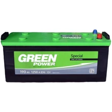 Автомобільний акумулятор Green Power 6СТ-190 Аз: Ємність, Ач 190