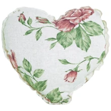 Подушка Прованс Серце large pink Rose 35х35 см (003703): Розмір, см 35x35