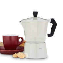 Кофеварка гейзерная KELA Italia 150 мл 3 чашки, бежевый (10550): Цвет бежевый