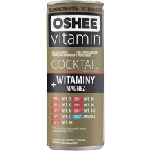 Напій безалкогольний газований Oshee Vitamin Cocktail Vitamins + Magnesium 0.25 л (5908260255817): Об'єм, л 0.25