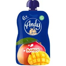 Пюре Andy 90гр Манго пауч (4813163003445): Вид Фруктовое