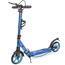 Двухколесный самокат Scale Sports SS-10. Tiffany metallic (ручной тормоз, Led-фонарик) 167332841: Количество колес 2