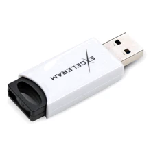 USB-флешка eXceleram 64GB H2 Series USB 2.0 White/Black (EXU2H2W64): Стандарт USB USB 2.0