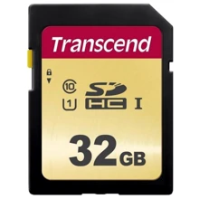 Карта пам'яті Transcend 32GB SDHC Class 10 UHS-I U1 (TS32GSDC500S): Тип карти SDHC