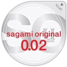 Поліуретанові Презервативи Sagami Original 0.02, ціна за 1 шт.: Тип Без латексу