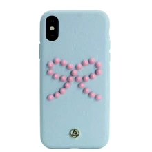 Чехол для iPhone Luna Aristo Prima Donna Blush Blue (LA-IPXBOW-BLU) for iPhone X/iPhone Xs: Цвет голубой